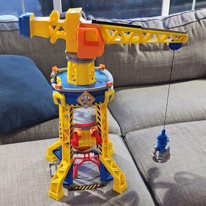 Colorful Construction Crane Toy